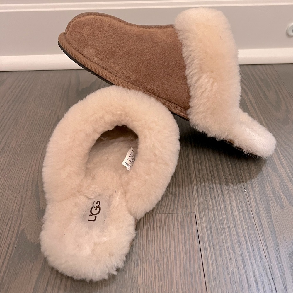 UGG chestnut colored slippers